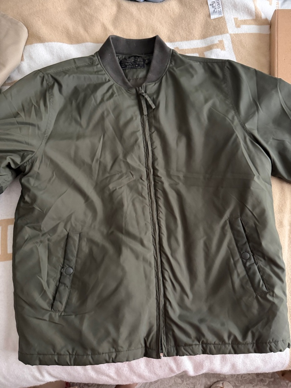 J. Crew Olive Green Bomber Jacket